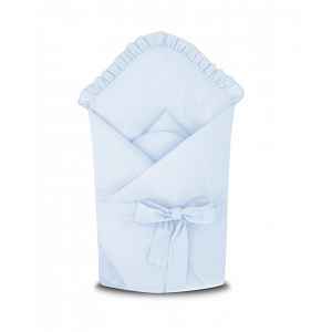 Baby Nellys Rychlozavinovačka s volánkem a stuhou Royal - sv. modrá