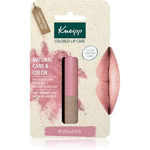 Kneipp Natural Care & Color tónovací balzám na rty odstín Rosewood 3.5 g