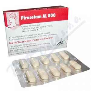 Piracetam AL 800 tablety potažené 30 x 800 mg