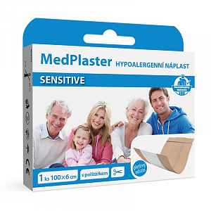MedPlaster Náplast SENSITIVE 100x6cm