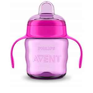 Avent Hrneček pro první doušky classic růžový 200ml