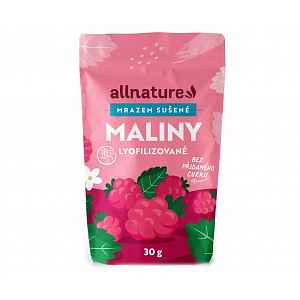 Allnature Maliny sušené mrazem 30 g