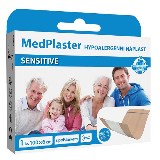 MedPlaster Náplast SENSITIVE 100x6cm