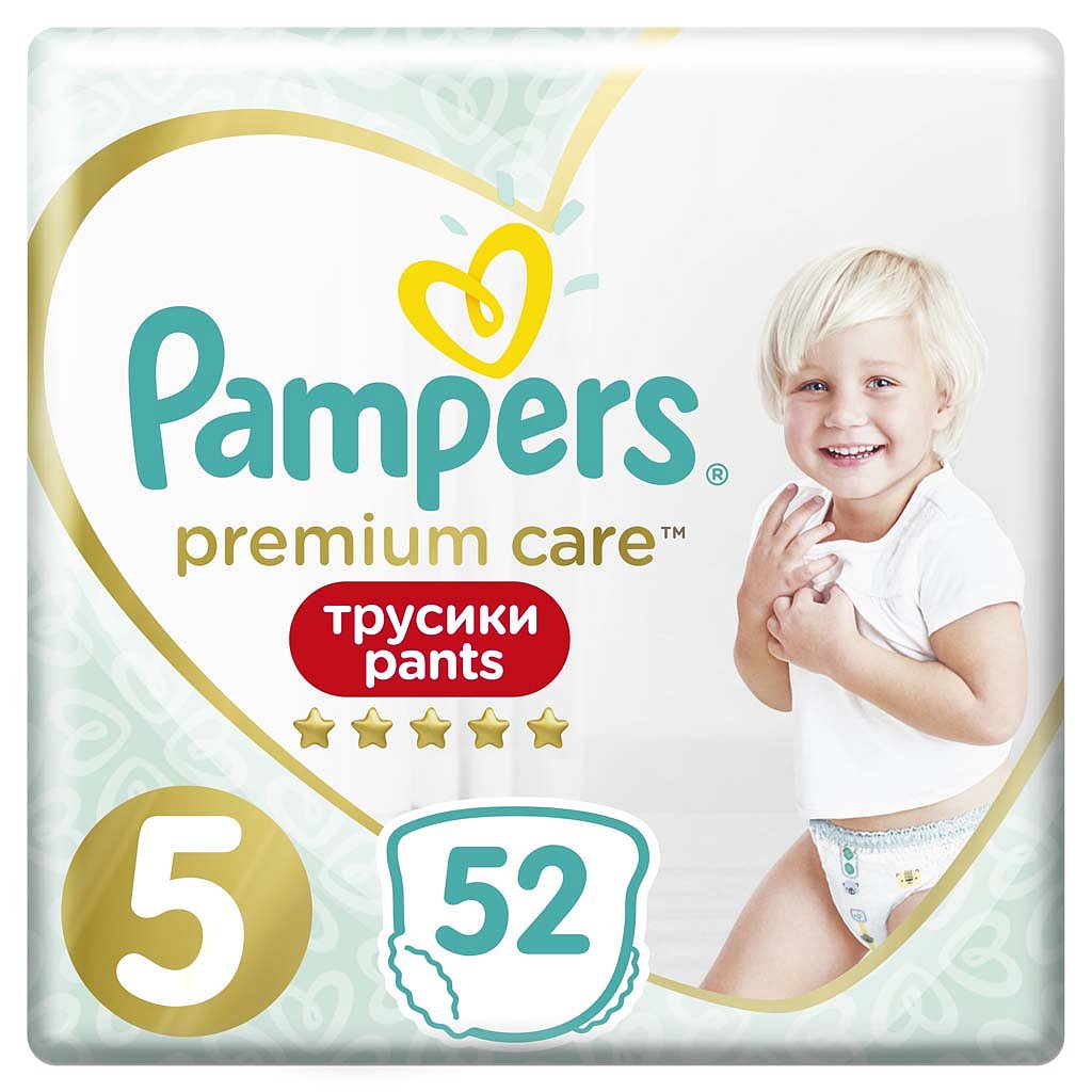 PAMPERS Premium Care Pants Velikost 5, 52 ks