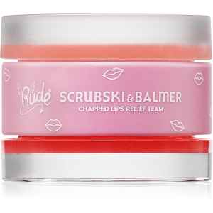 Rude Cosmetics Scrubski & Balmer balzám a peeling na rty odstín Grapefruit 7.5 g