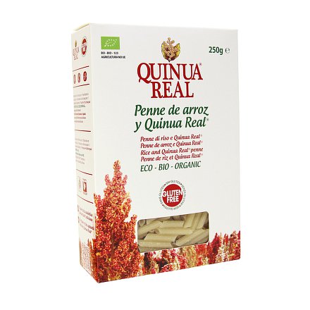 Rýžové těstoviny penne BIO QUINUA REAL 250 g