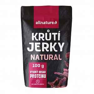 Allnature Turkey Natural Jerky sušené krůtí maso 100g