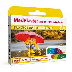 MedPlaster Náplast KIDS water resistant 19x72mm 20ks