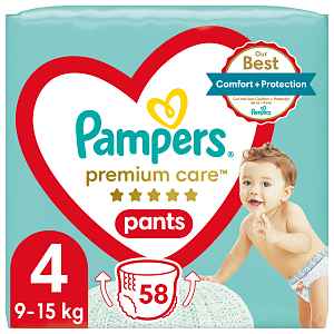 PAMPERS Premium Care Pants Velikost 4, 58 ks