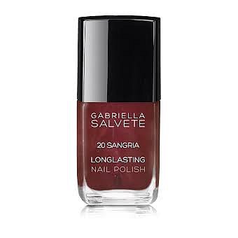 Gabriella Salvete Dlouhotrvající lak na nehty Longlasting Enamel 20 Sangria 11 ml