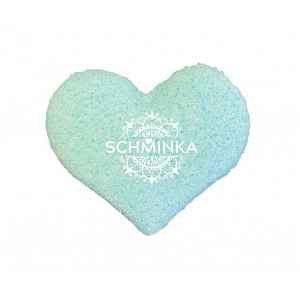 Schminka Šumivé máslové srdíčko do koupele Černý hrozen & Kiwi 45 g