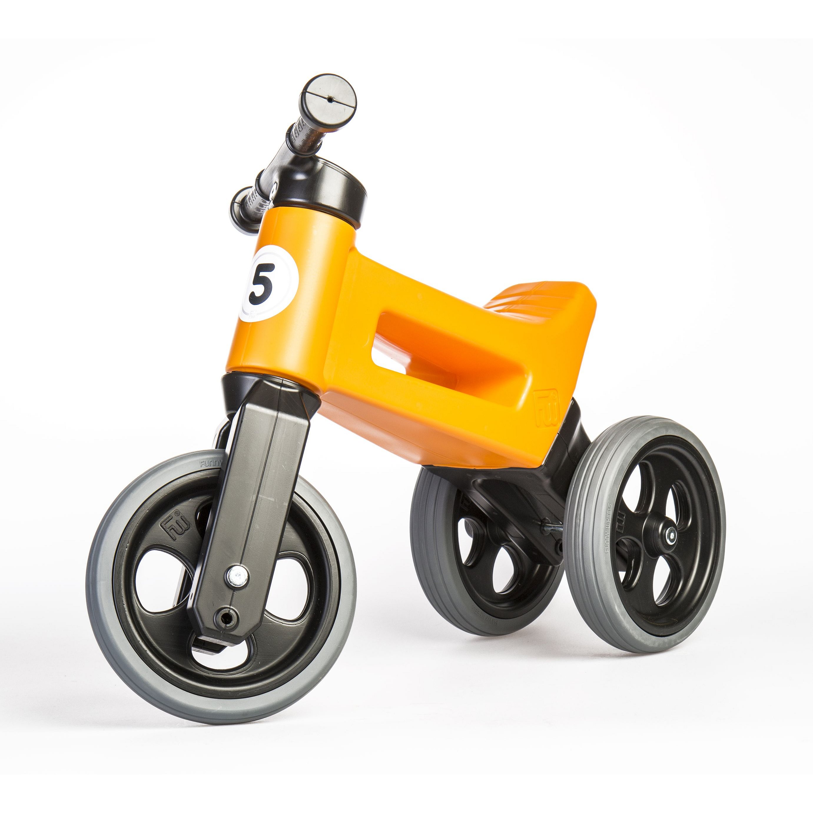 TEDDIES Odrážedlo oranžové Funny Wheels 2v1