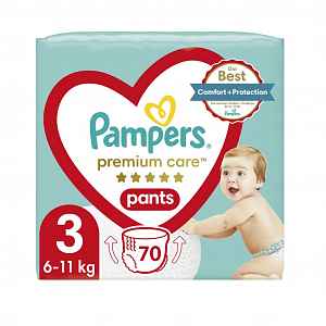 PAMPERS Premium Care Pants Velikost 3, 70 ks