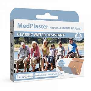 MedPlaster Náplast CLASSIC water resistant 100x6cm