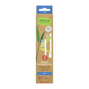 Alterra Naturkosmetik Zubní kartáčky Soft Bambus 2 ks 2 ks