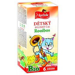 Apotheke BIO Dětský čaj Rooibos pro běžné pití nálevové sáčky 20x1,5 g