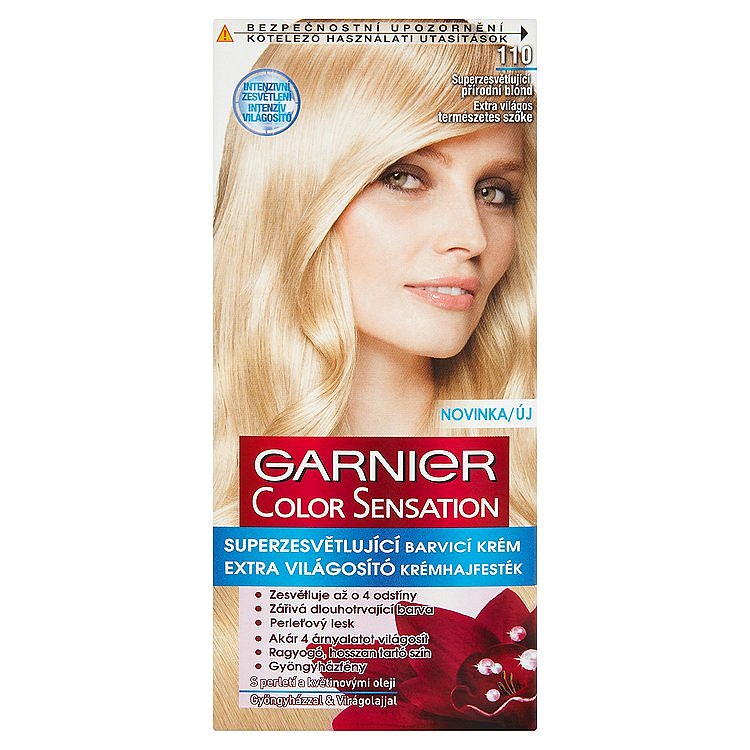 Garnier Color Sensation Superzesvětlující barvicí krém superzesvětlující přírodní blond 110