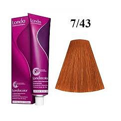 Londa Professional Permanentní krémová barva na vlasy Permanent Color Extra Rich Creme 7/43 Medium Blond Copper Gold 60 ml