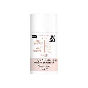 NAÏF Ochranná tyčinka na opalování SPF50 pro děti a miminka bez parfemace 26 g