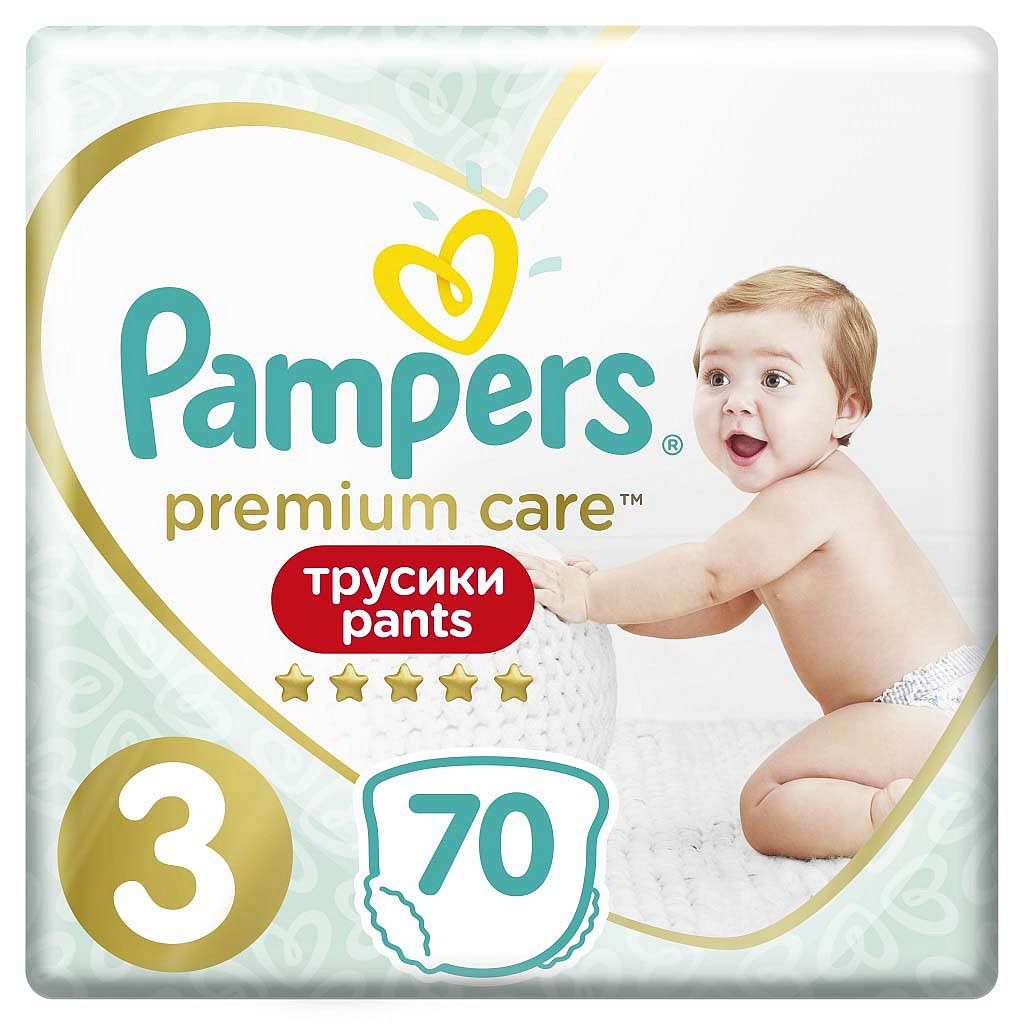 PAMPERS Premium Care Pants Velikost 3, 70 ks