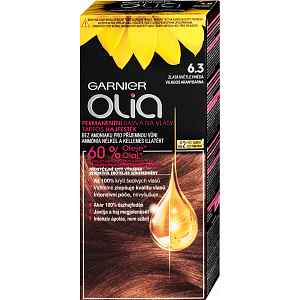 Garnier Permanentní olejová barva na vlasy bez amoniaku Olia 6.3 zlatá světle hnědá