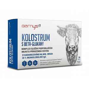 Barny´s Kolostrum s beta-glukany 30 kapslí