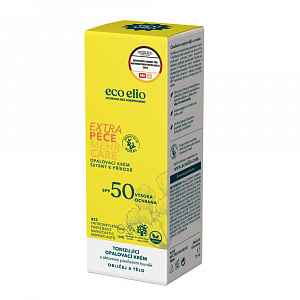 Eco elio Opalovací krém Extra péče SPF50 75 ml