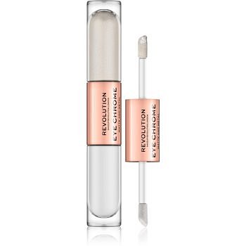 Makeup Revolution Eye Chrome tekuté oční stíny odstín Hope 2 x 2,2 ml