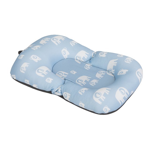 SIMPLY GOOD Polštářek na koupání miminka BabyFloaty ELEPHANTs Modrá