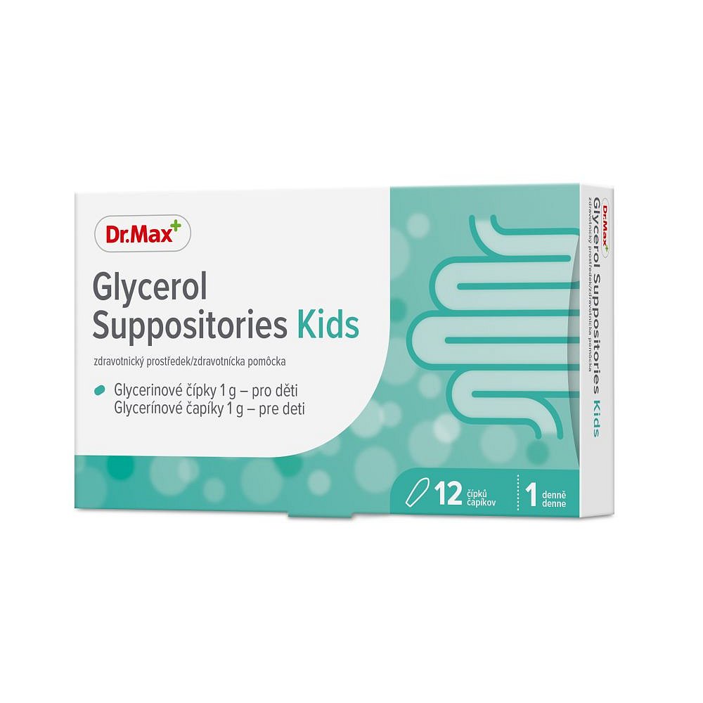 Dr.Max Glycerol Suppositories For Kids 12 čípků