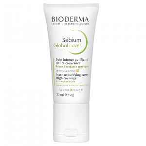 BIODERMA Sébium Global Cover – krém a korektor na akné 30ml