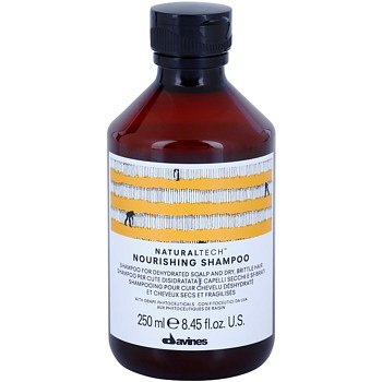 Davines Naturaltech Nourishing šampon pro dehydratovanou pokožku hlavy a suché křehké vlasy  250 ml
