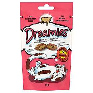 Dreamies kočka pochoutka s hovězím 60 g