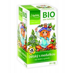 Apotheke BIO Dětský ovocný čaj s meduňkou nálevové sáčky 20x 2 g