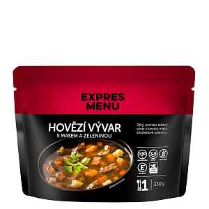 EXPRES MENU Hovězí vývar se zeleninou 1 porce