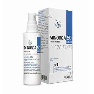 Minorga 50 mg/ml kožní roztok 60 ml