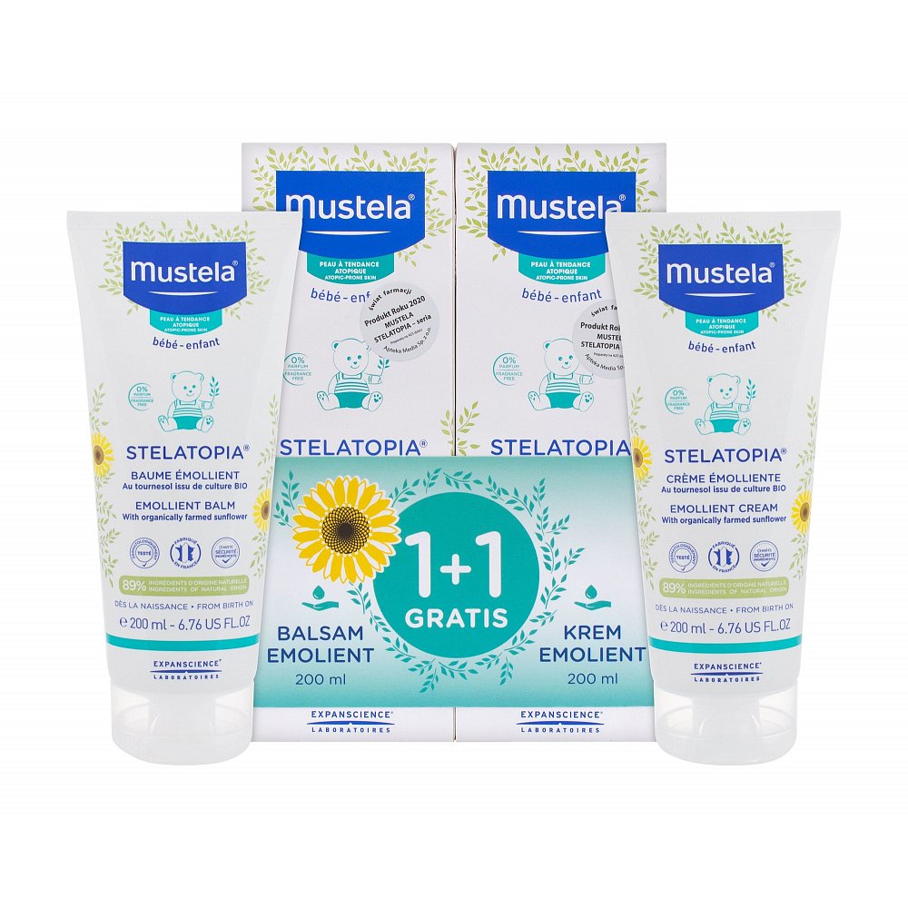 MUSTELA BÉBÉ Stelatopia® Tělový krém 200 ml