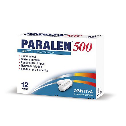 Paralen 500 perorální tablety 12 x 500 mg