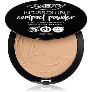 puroBIO Cosmetics Indissouble kompaktní pudr s matným efektem odstín 03 9 g