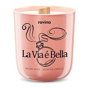 Ravina Sójová svíčka La Via é Bella 175 g