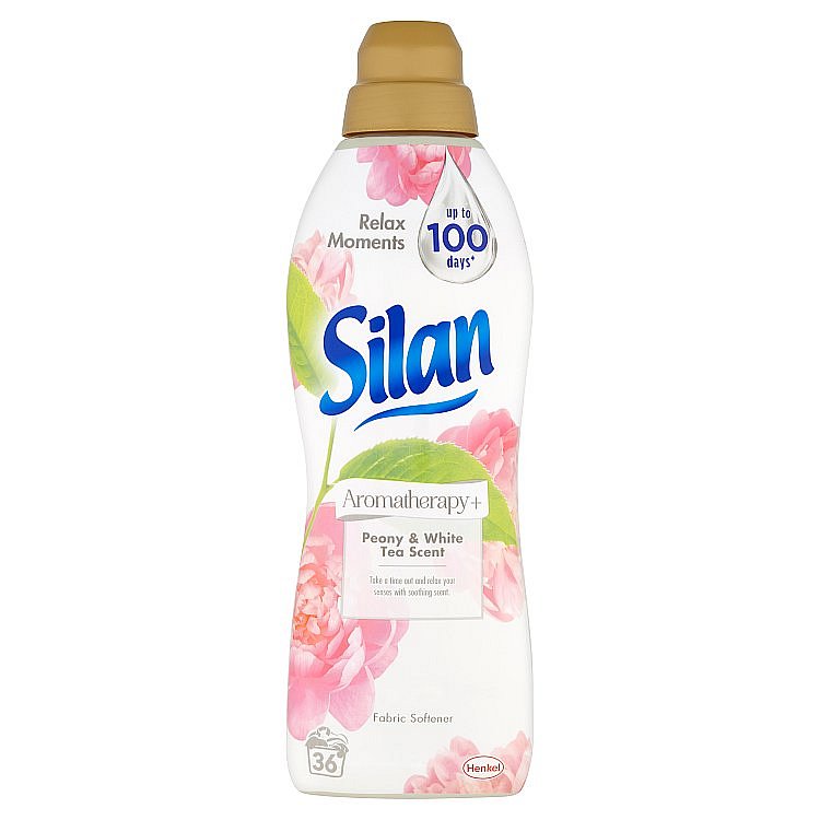 Silan Aromatherapy + Peony & White Tea Scent, 36 praní 900 ml