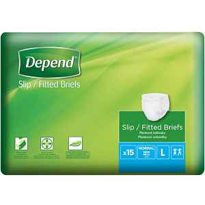 Depend plenkové kalhotky Slip Normal L 15ks