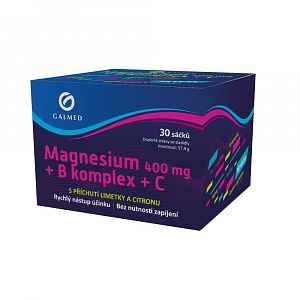Magnesium 400mg+b Komplex+c 30 Sáčků Galmed