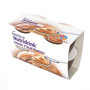 Nutridrink Creme 2 kcal Protein s příchutí čokolády 4x200 g