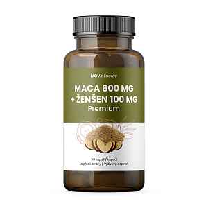 MOVit Energy Maca 600 mg + Ženšen 100 mg 90 kapslí