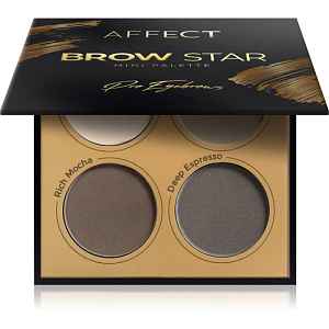 Affect Brow Star paletka pudrových stínů na obočí 4x2 g