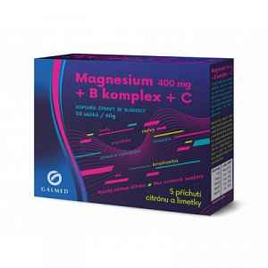 Magnesium 400mg+b Komplex+c 30 Sáčků Galmed
