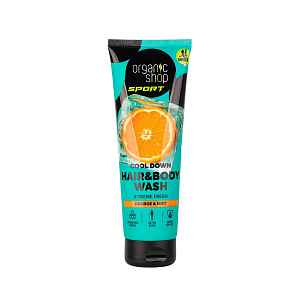 Organic Shop Sport Osvěžující sprchový gel Pomeranč a máta 200 ml