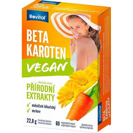 Revital Beta-karoten Vegan 60 kapslí
