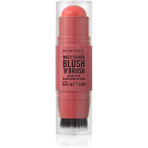 Rimmel Multi-Tasker Blush'N'brush tvářenka v tyčince se štětcem odstín 250 Coral Dust 8 g